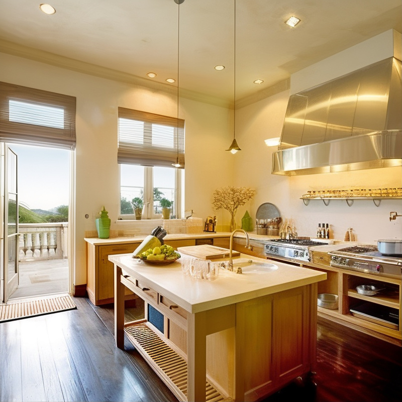 Kitchen in Robin Williams’ Former CA Home