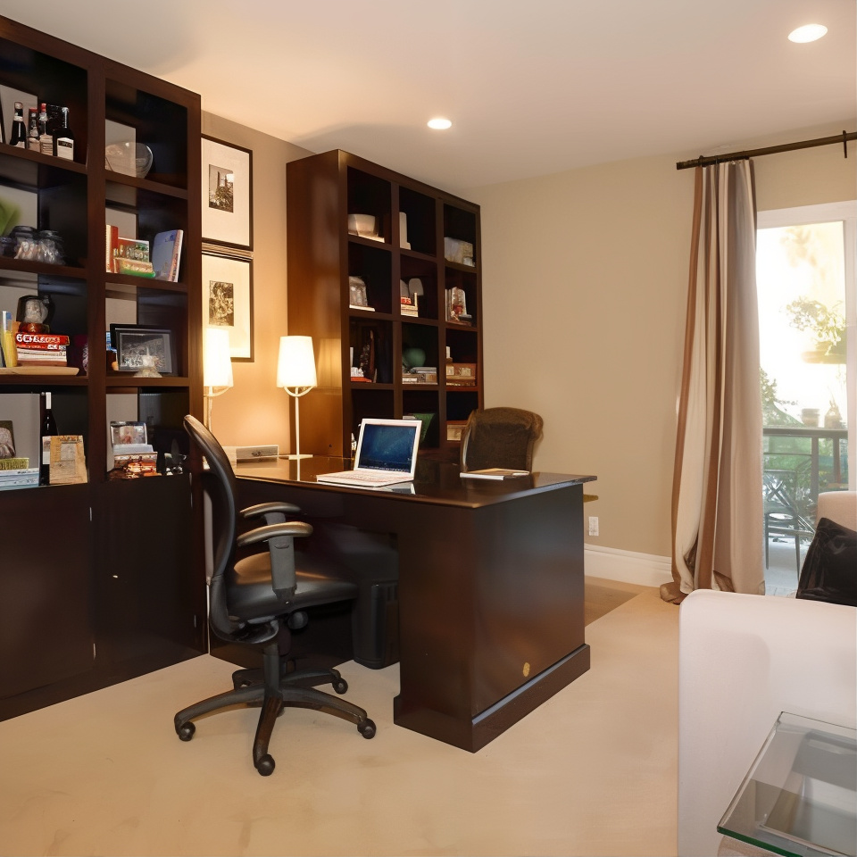 Office in Justin Berfield’s Former Calabasas Home