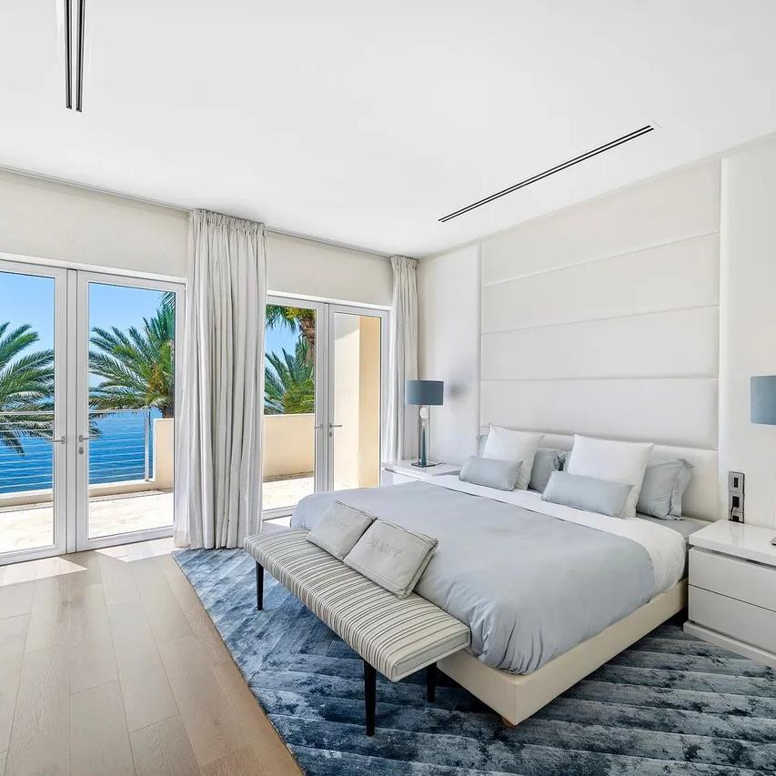 Bedroom in The Weeknd’s FL Home