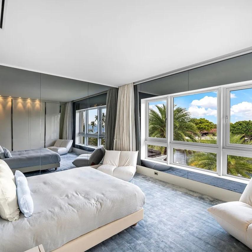 Bedroom in The Weeknd’s FL Home