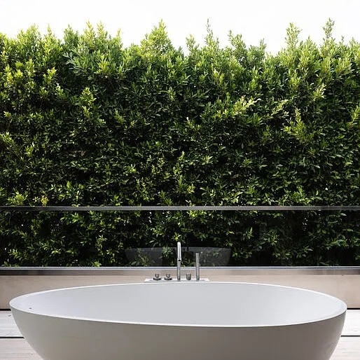 Outdoor Bath of Henrik Fisker’s CA Home