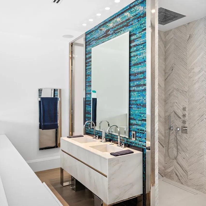 Bathroom in The Weeknd’s FL Home
