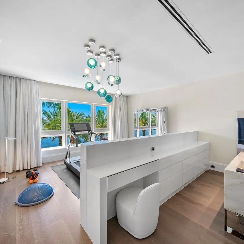 Fitness Room in The Weeknd’s FL Home