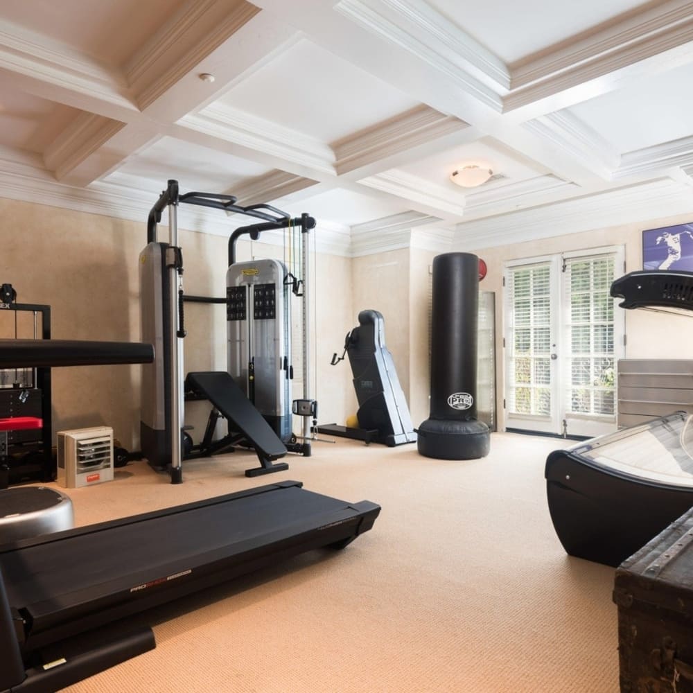 Home Gym in Charlie Sheen’s Former CA Home