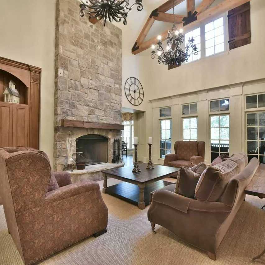 Grand Living Room in Kirk Cousins’ GA Home