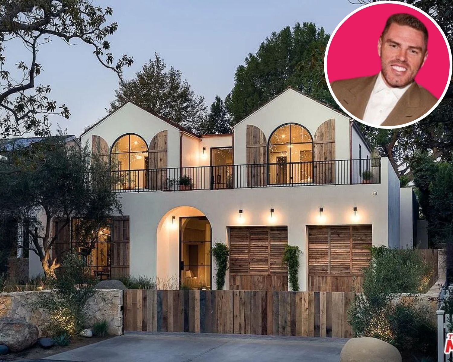 Front Exterior of Freddie Freeman’s CA Home