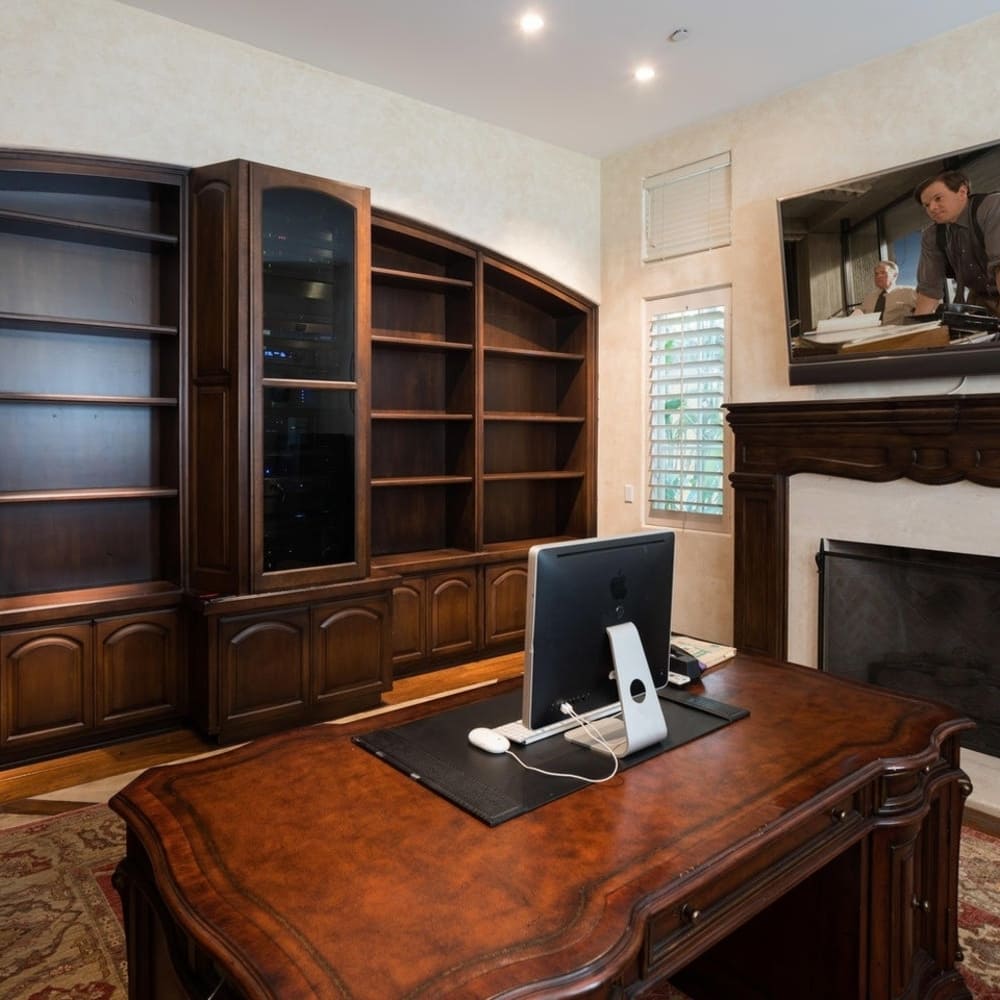 Office in Charlie Sheen’s Former CA Home