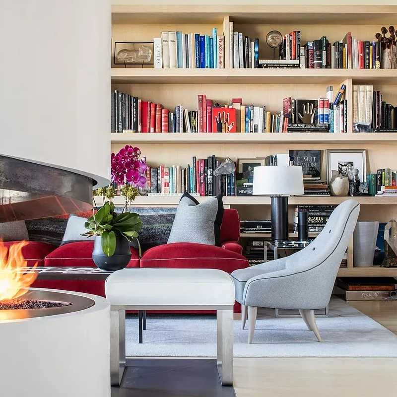 Reading Nook in Sting’s Former NYC Penthouse