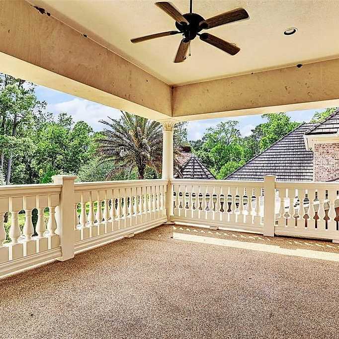 Upper Balcony of Adrian Peterson’s Former TX Home