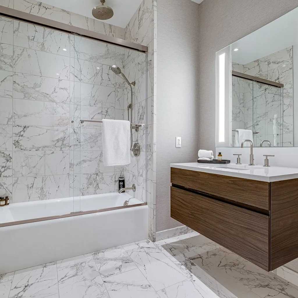 Bathroom in Jay Cutler’s Former Nashville Condo