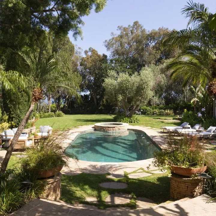 Backyard Pool of Tom Petty’s Former CA Home