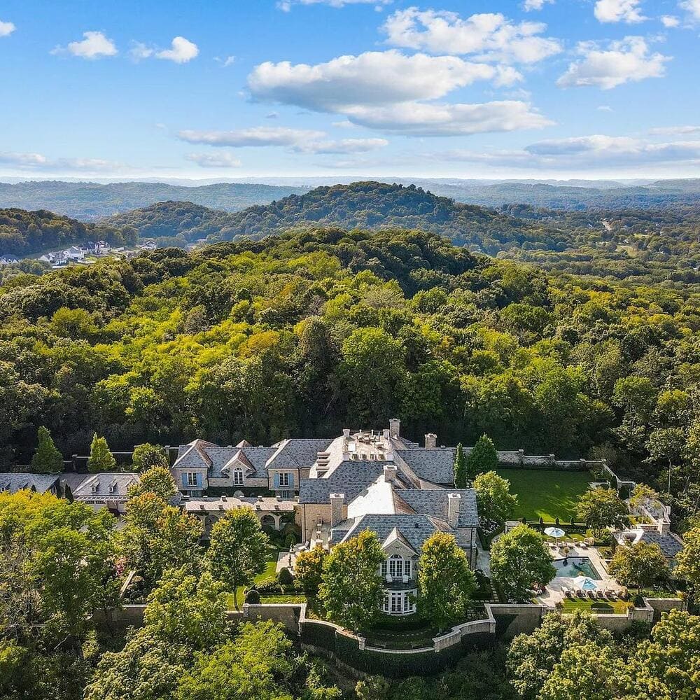 Hills of Alan Jackson’s Former TN Home