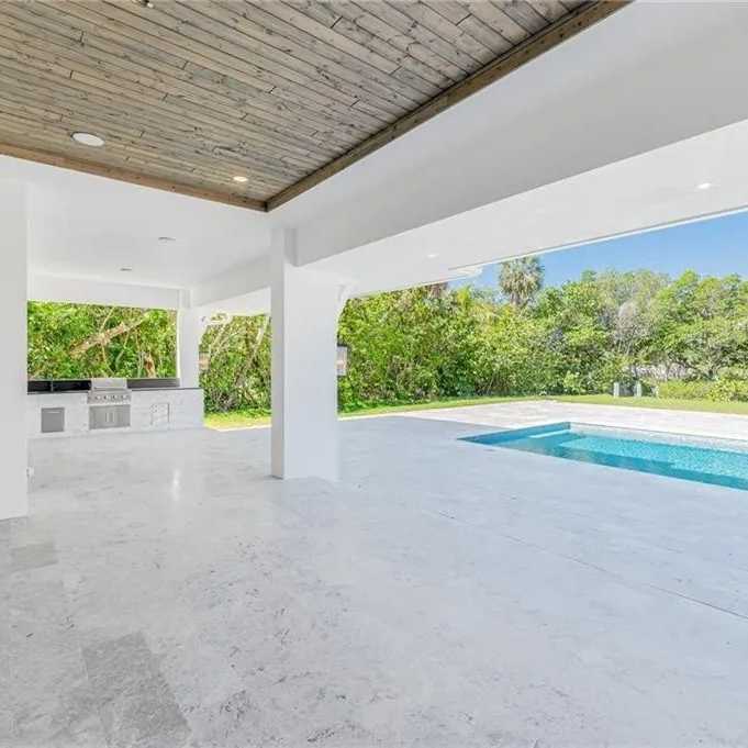 Covered Patio of George Springer’s FL Home