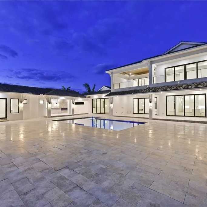 Courtyard of George Springer’s FL Home