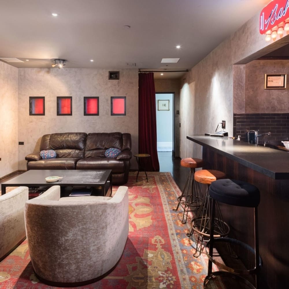 Entertainment Bar in Charlie Sheen’s Former CA Home