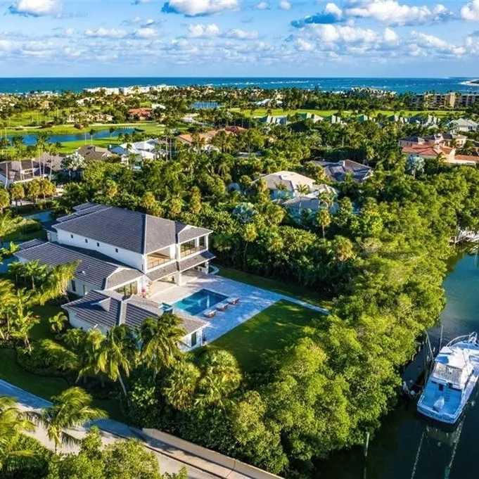 Waterfront View of George Springer’s FL Home