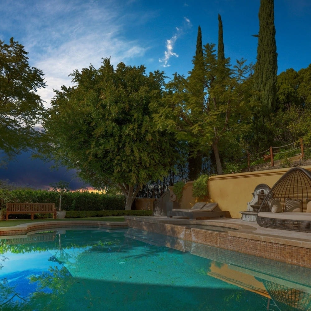 Pool Retreat of Charlie Sheen’s Former CA Home