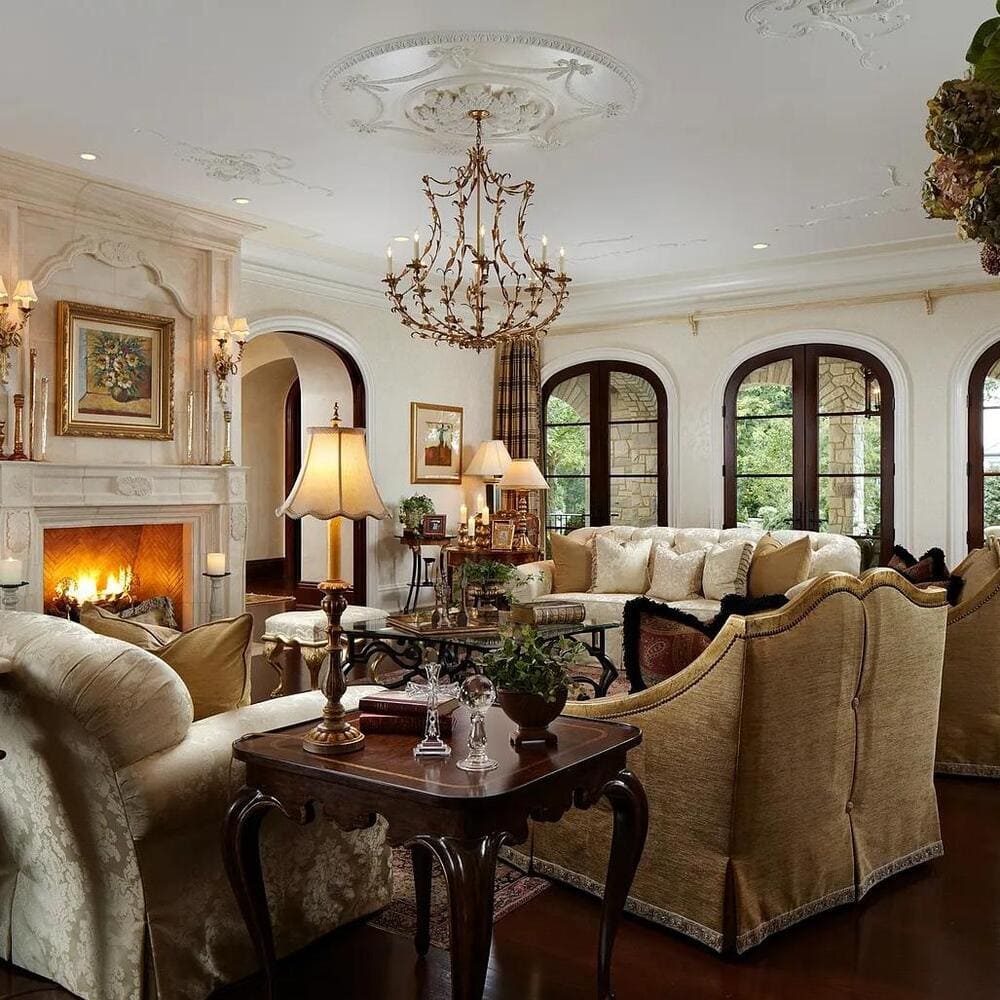 Living Room in Alan Jackson’s Former TN Home