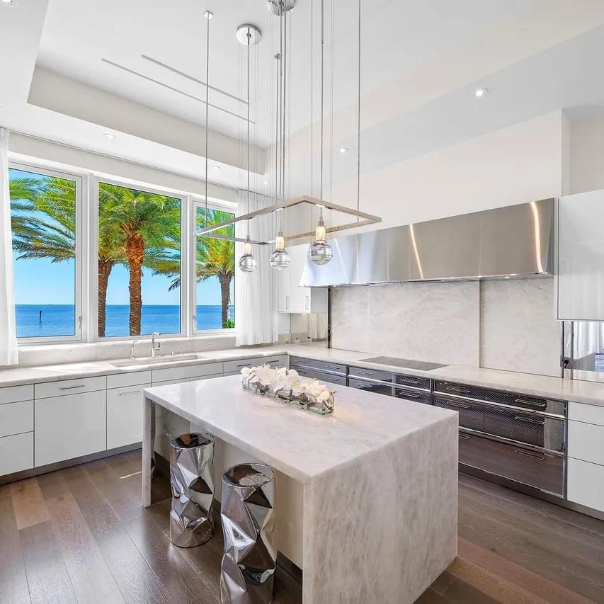 Kitchen in The Weeknd’s FL Home