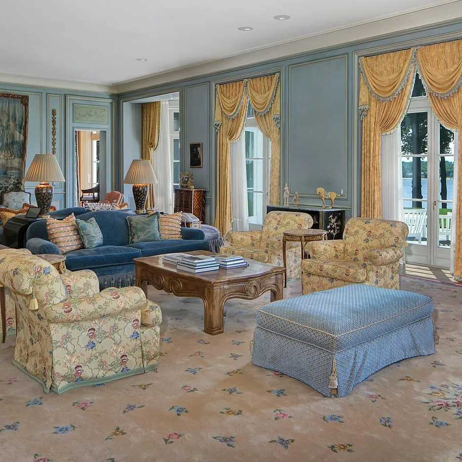 Living Room in Jon Bon Jovi’s Former NJ Home