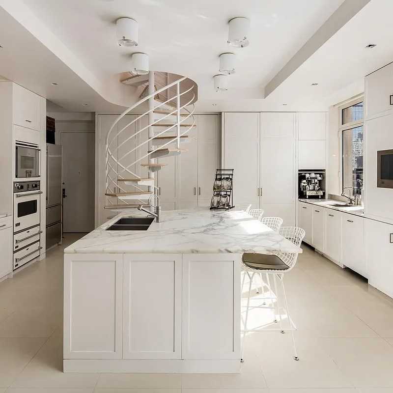 Spiral Staircase in Sting’s Former NYC Penthouse