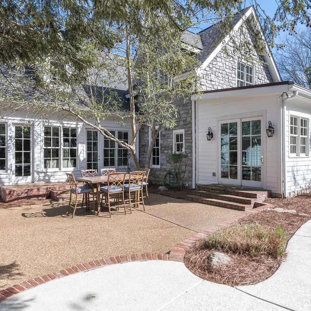 Outdoor Patio of Trisha Yearwood’s Former TN Home
