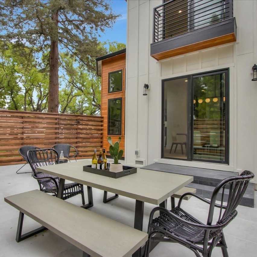 Patio of Fred Warner’s CA Home