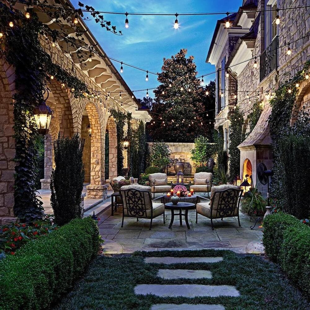 Courtyard Terrace of Alan Jackson’s Former TN Home