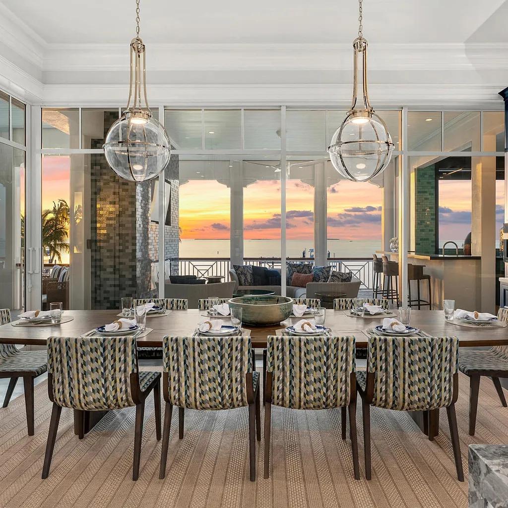 Dining Room in Dave Portnoy’s Former FL Home