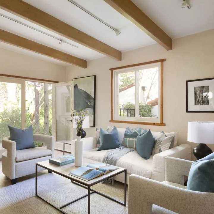 Living Room in Tom Petty’s Former CA Home