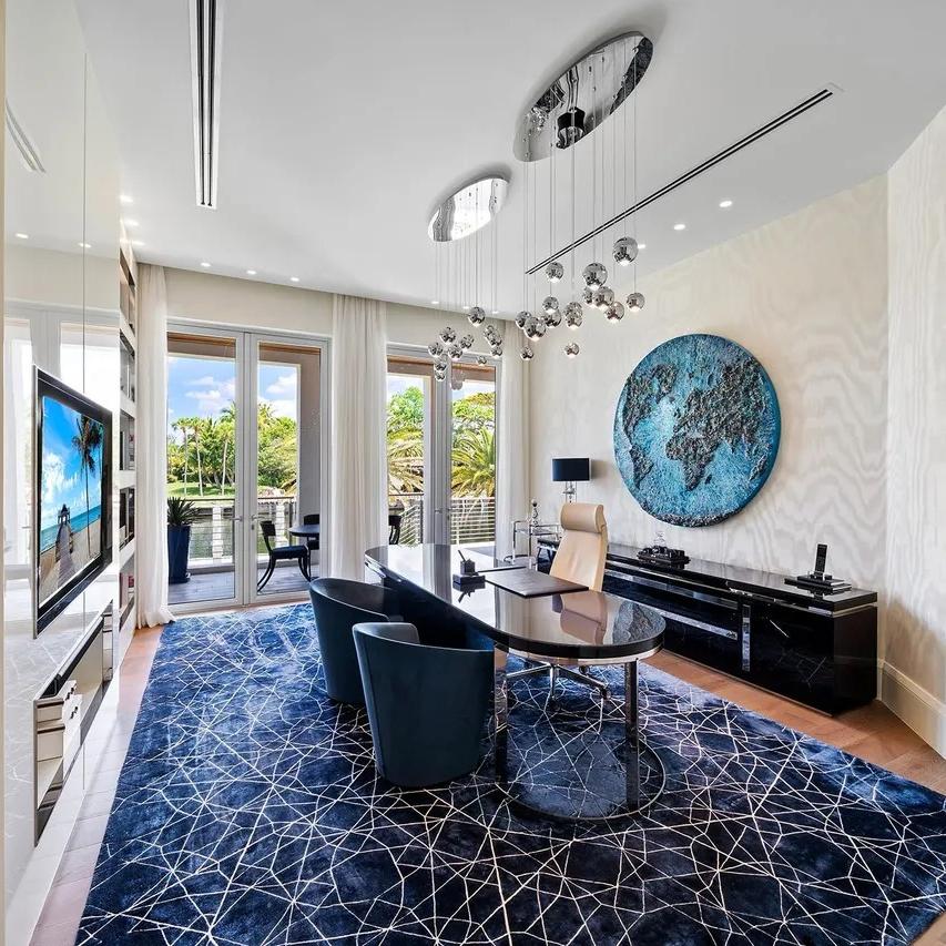 Home Office in The Weeknd’s FL Home