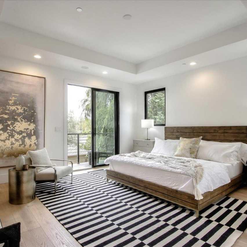 Bedroom in Fred Warner’s CA Home