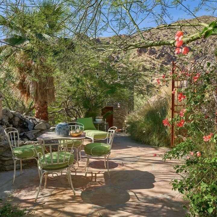 Patio of Suzanne Somers’ Former CA Home