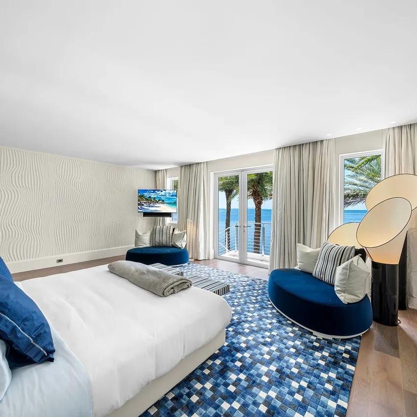 Bedroom in The Weeknd’s FL Home