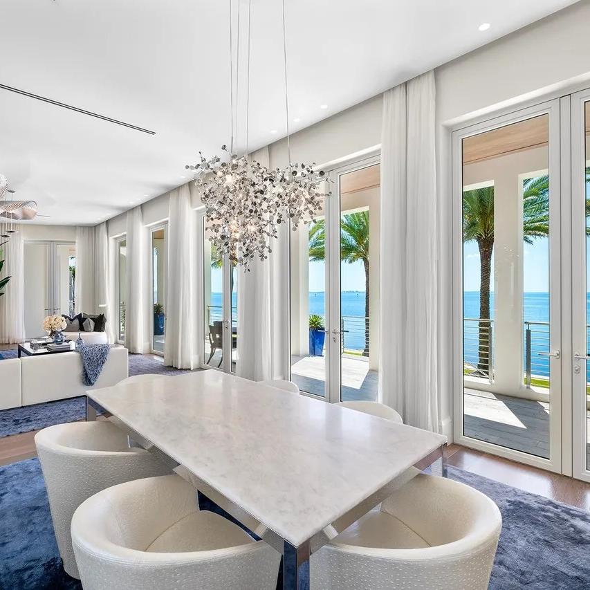 Dining Room in The Weeknd’s FL Home