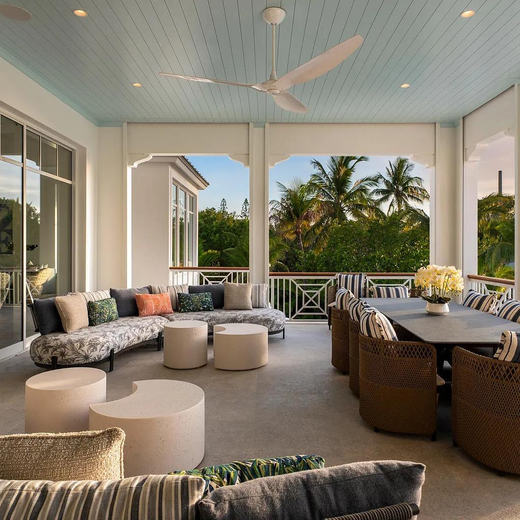 Outdoor Lounge of Dave Portnoy’s Former FL Home