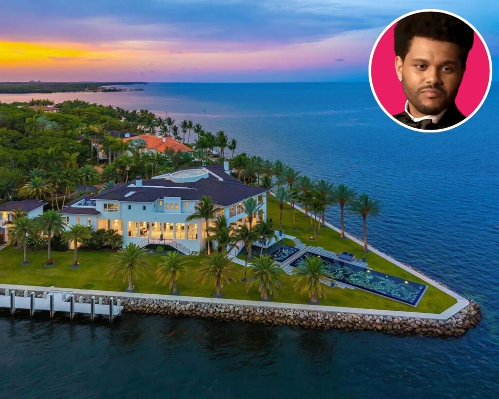 Waterfront View of The Weeknd’s FL Home