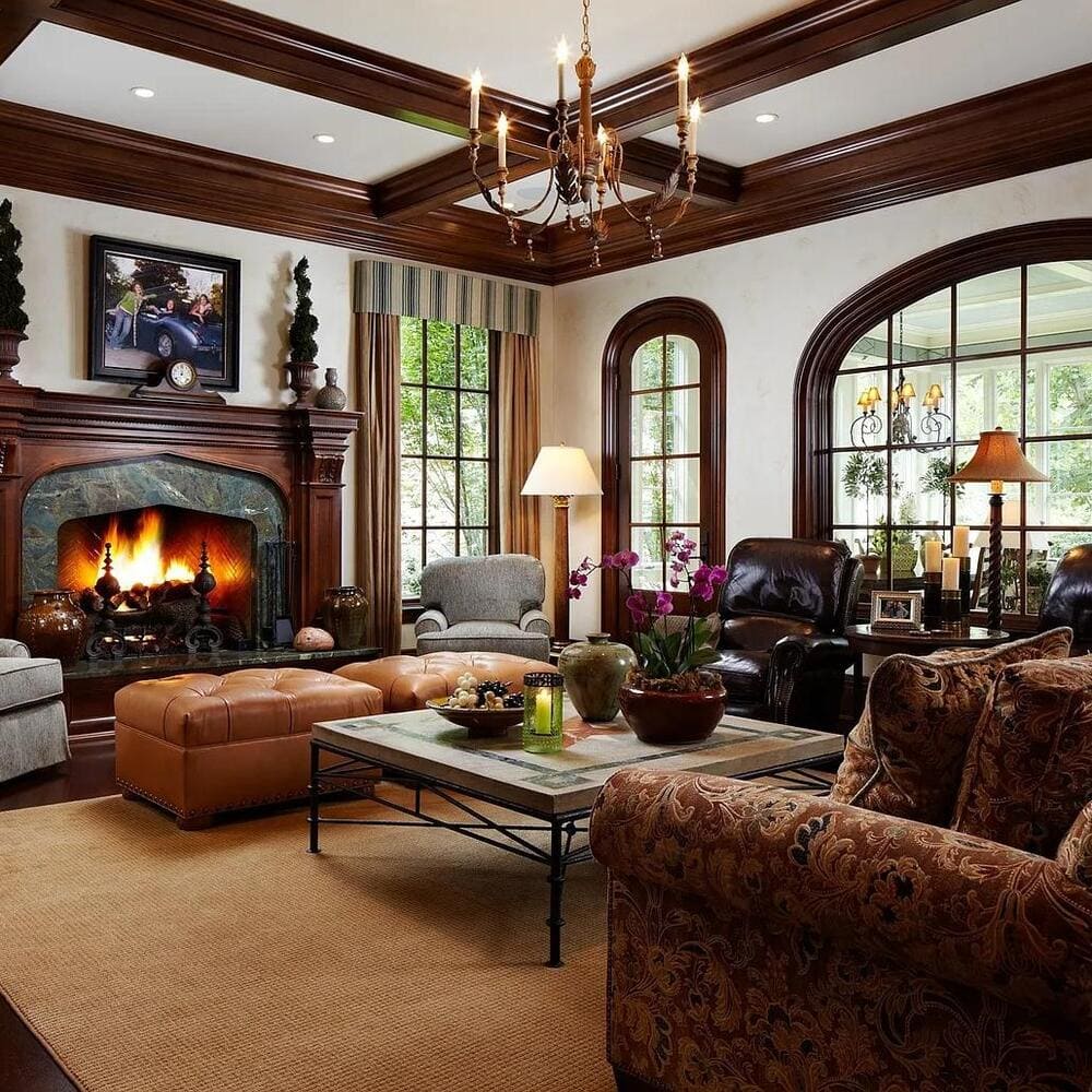 Sitting Room in Alan Jackson’s Former TN Home