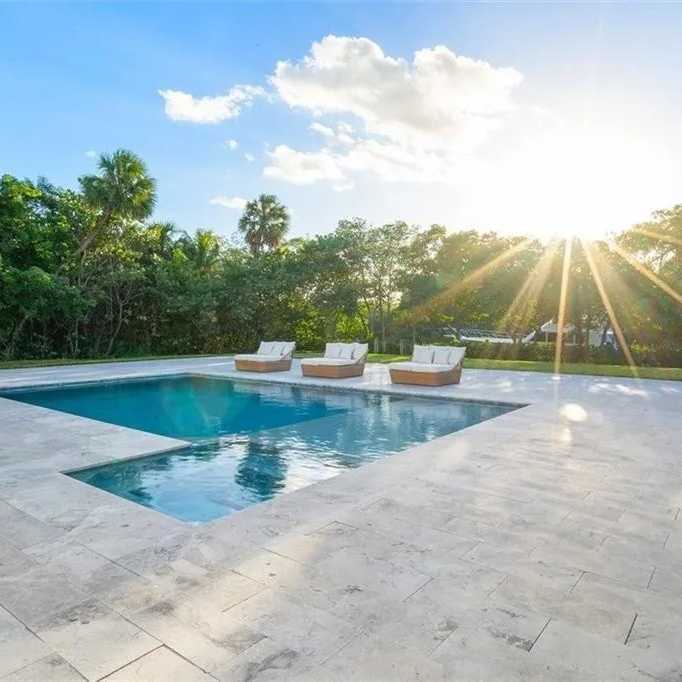 Sunlit Pool of George Springer’s FL Home