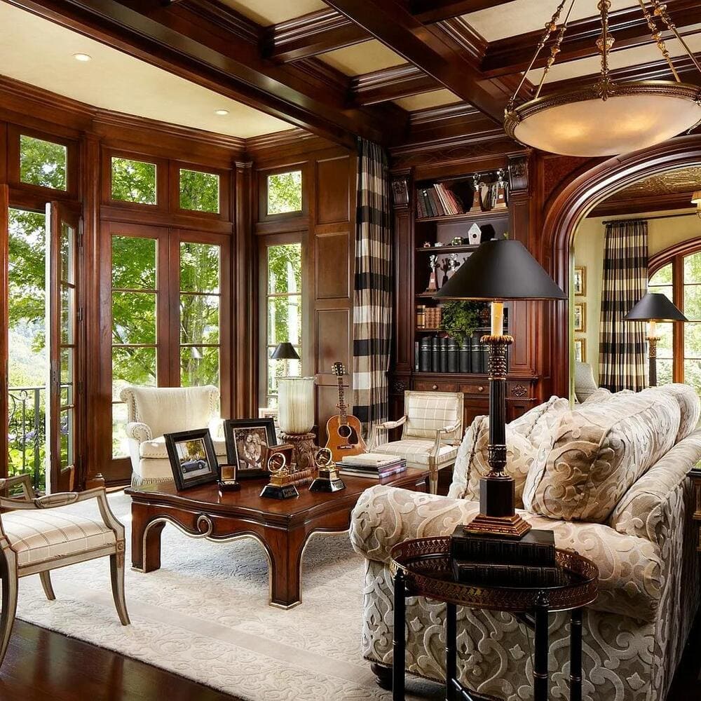 Sitting Room in Alan Jackson’s Former TN Home