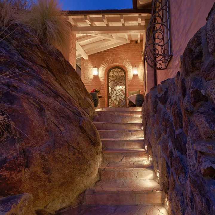 Stone Steps of Suzanne Somers’ Former CA Home