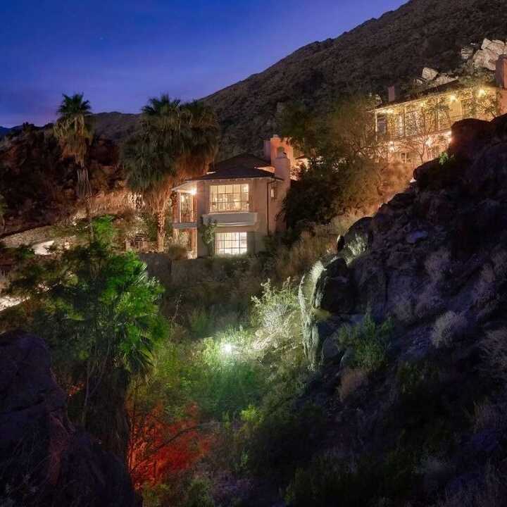 Cliffside View of Suzanne Somers’ Former CA Home