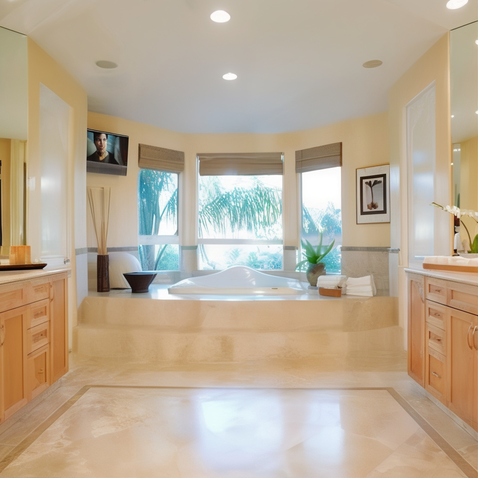 Bathroom in Justin Berfield’s Former Calabasas Home
