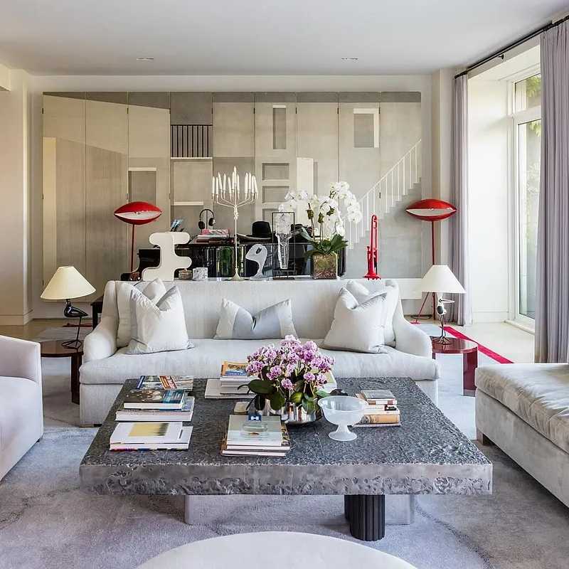 Sitting Area in Sting’s Former NYC Penthouse