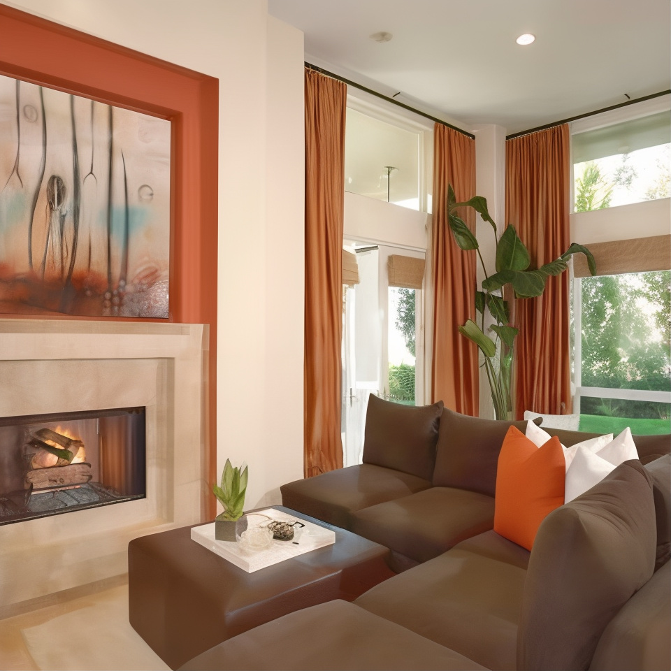 Lounge in Justin Berfield’s Former Calabasas Home