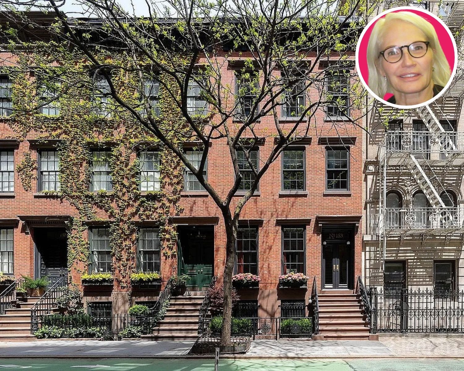Street View of Ellen Barkin’s Former N.Y.C. Townhouse