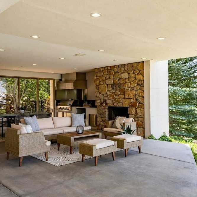 Outdoor Lounge of NBA YoungBoy’s Former UT Home