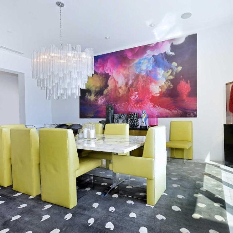 Dining Room in Gwen Stefani’s Former CA Home