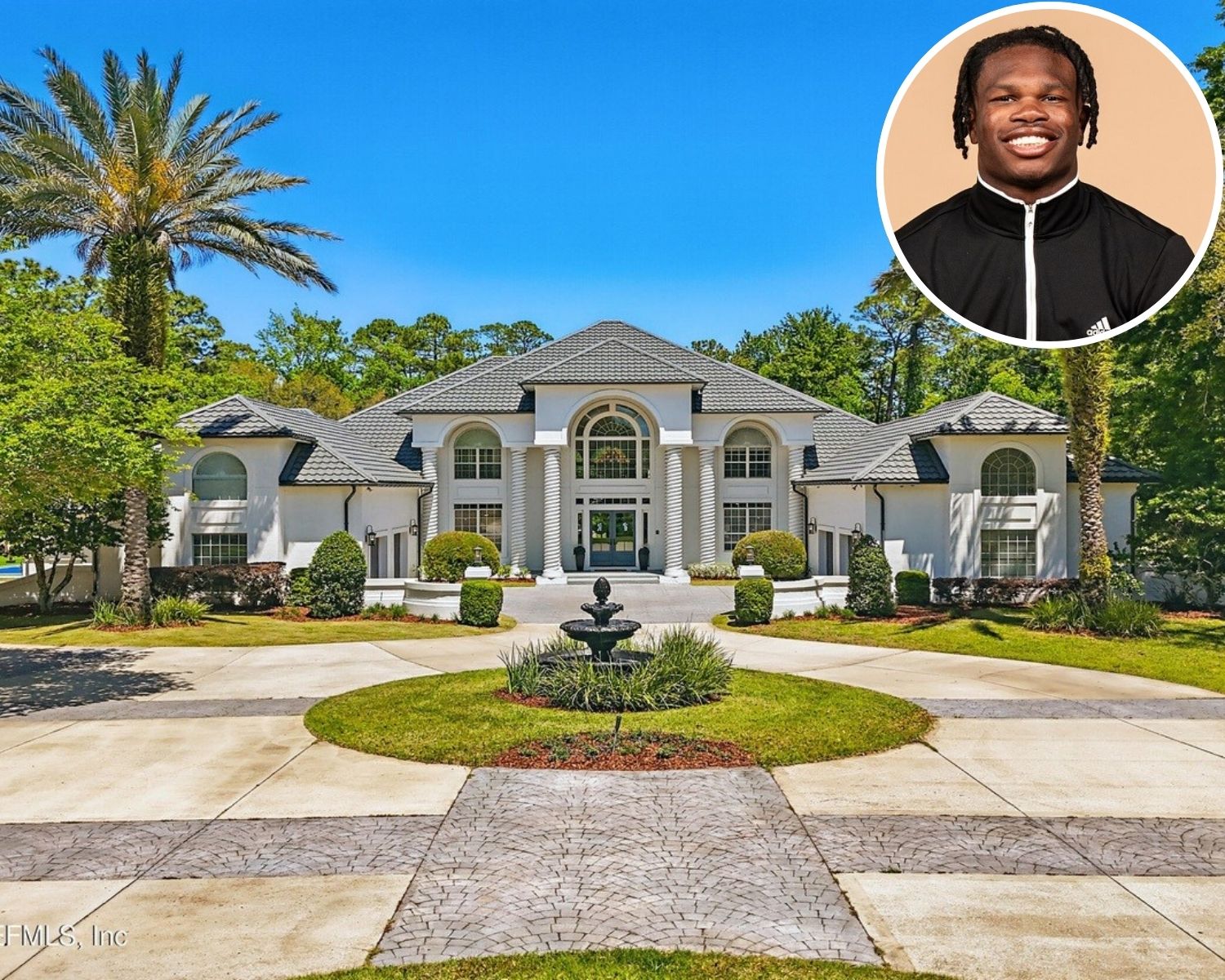 Front Exterior of Travis Hunter’s FL Home