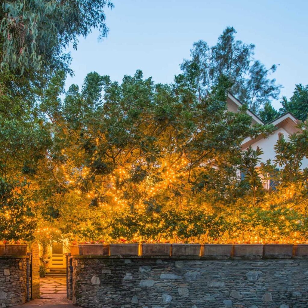 Courtyard Canopy of Jennifer Lawrence’s Former CA Home